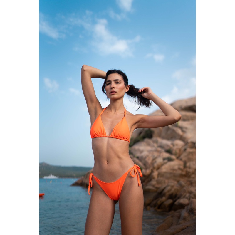 RACHEL  Bikini top in fluorescent orange