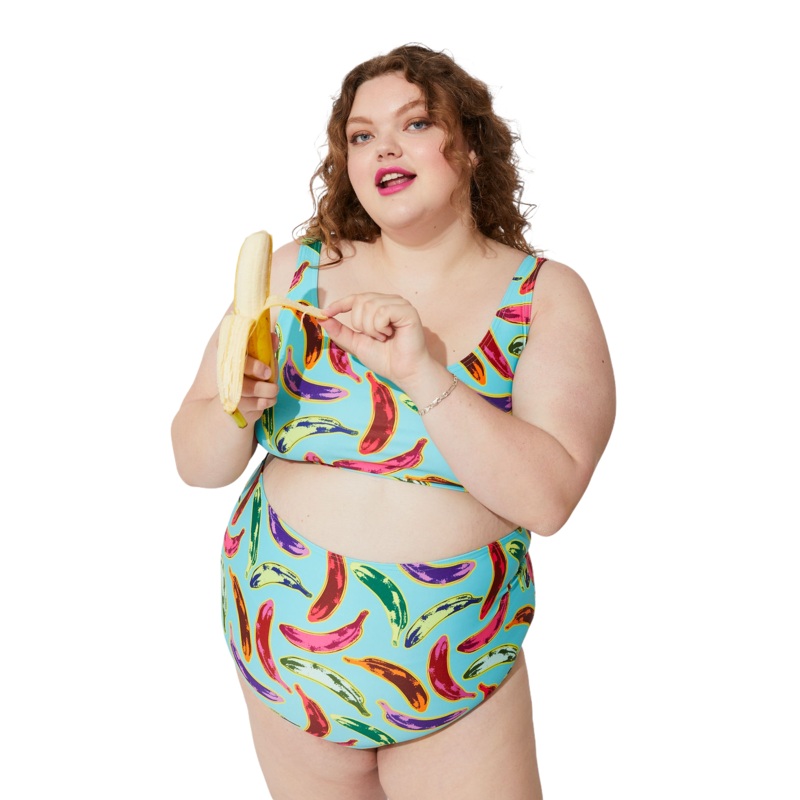 BANANA Tank top and high waisted bottom