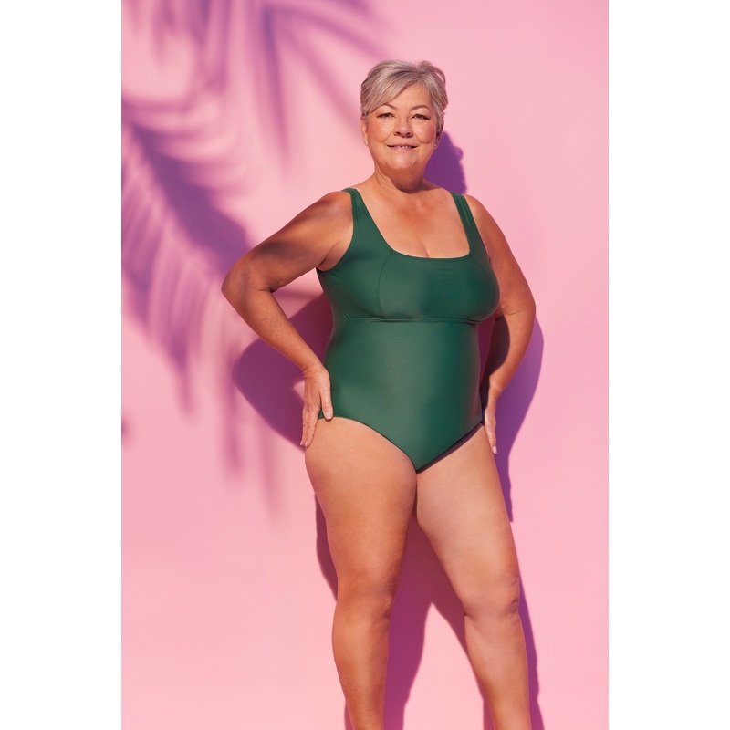 FOREST Square neck one piece
