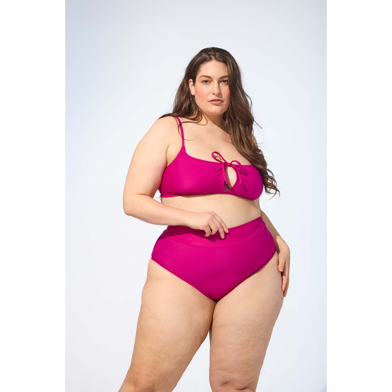 OPHELIA - Bikini top in Fuchsia pink