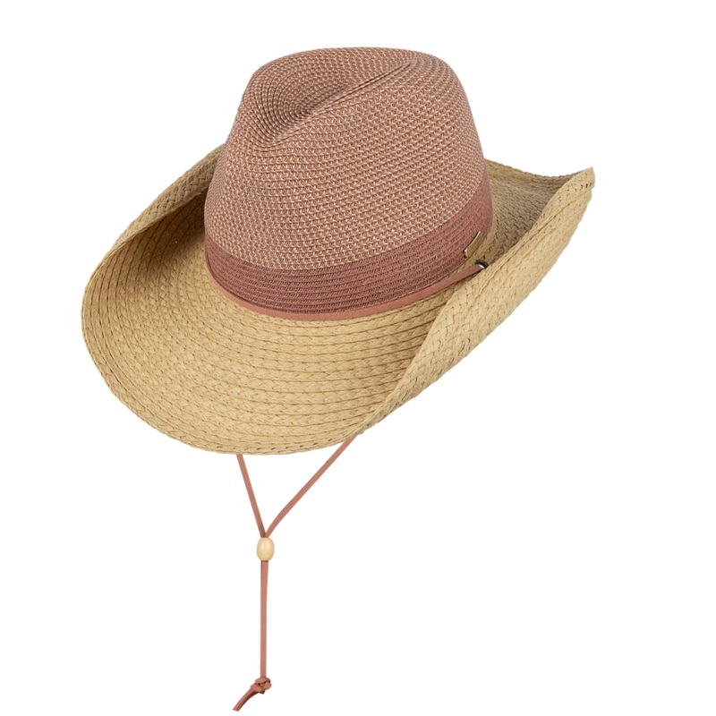 Sunny Isles cowboy hat dusty rose