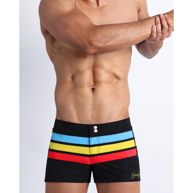 BIONIC STRIPES - Beach Shorts