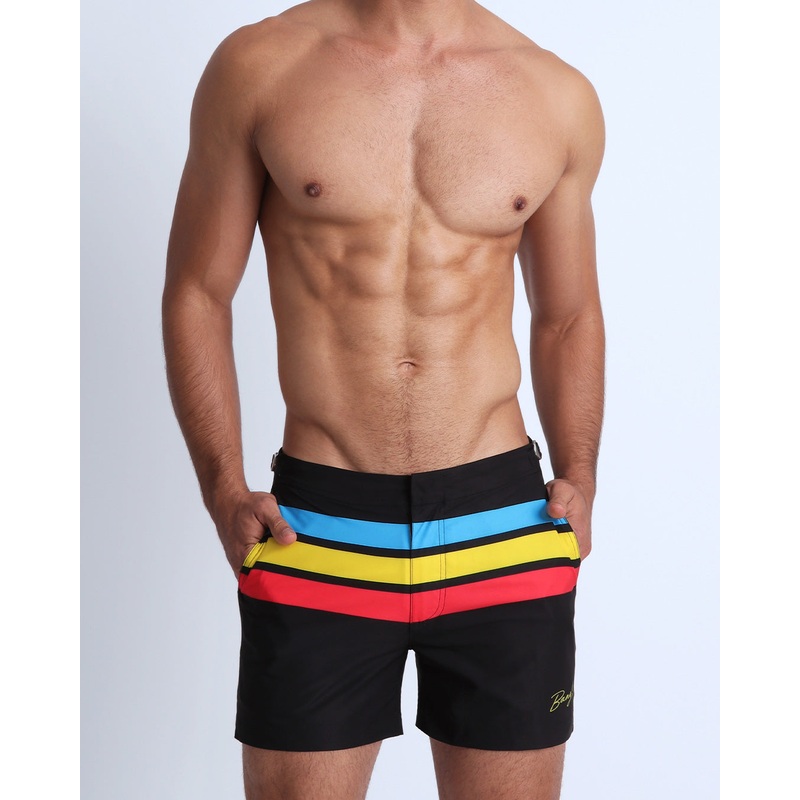 BIONIC STRIPES - Tailored Shorts