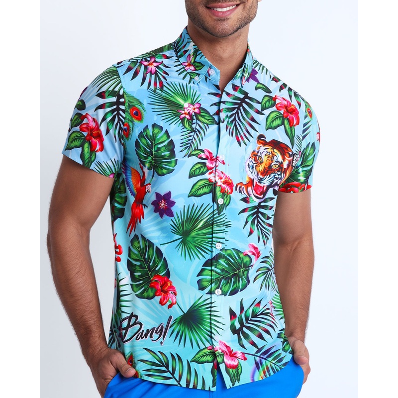 DISCO JUNGLE - Stretch Shirt