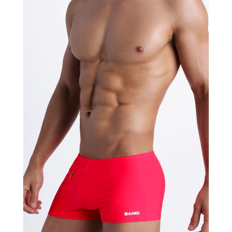 HIGH VOLTAGE RED - Swim Trunks