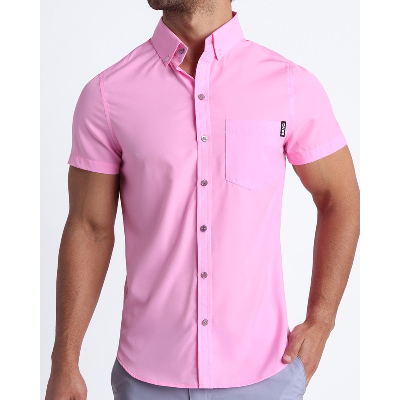 LA BEACH EN ROSE - Stretch Shirt