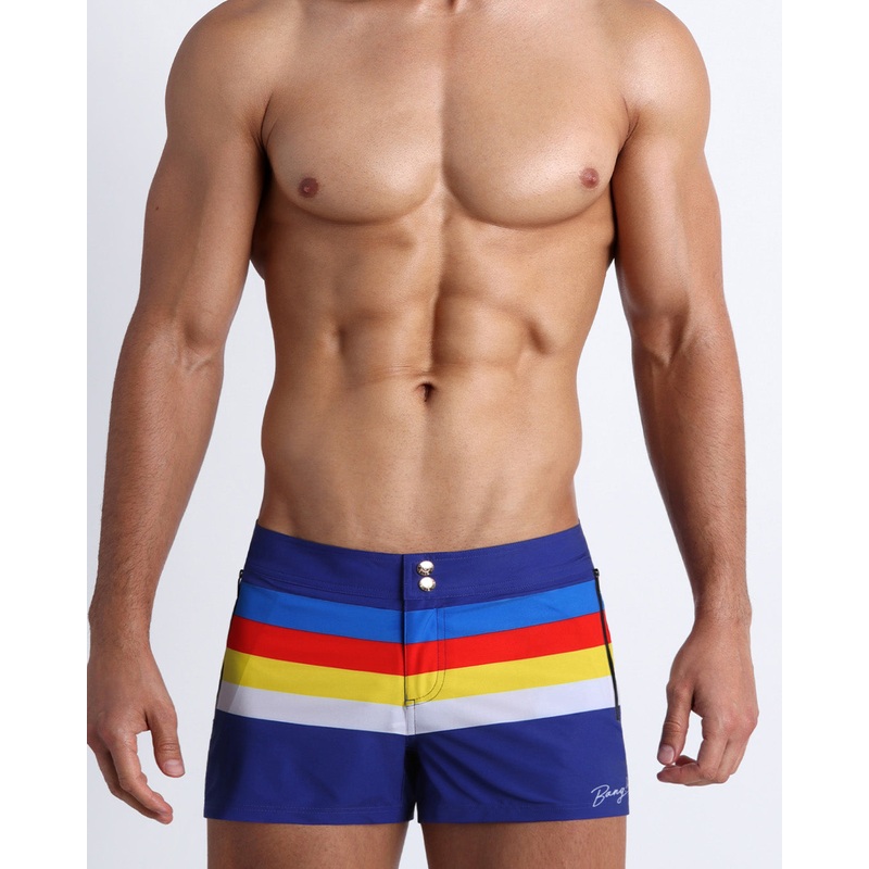 STRIPE'A'POSE - Beach Shorts