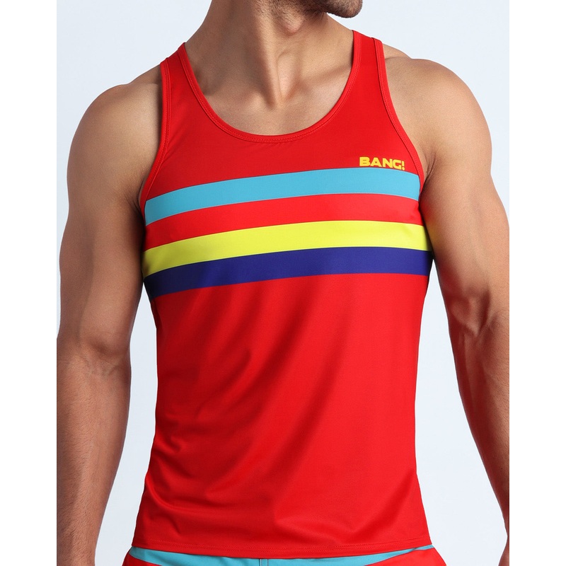 STRIPE'A'POSE ROUX - Tank Top