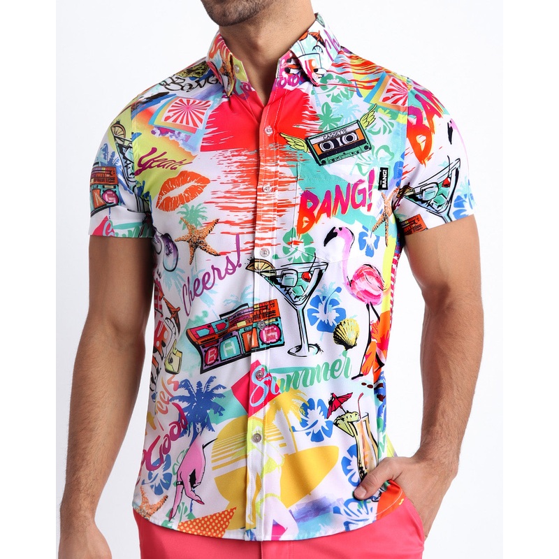PEOPLE FROM IBIZA - Stretch Shirt