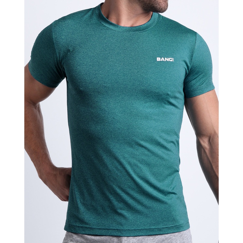 TRAINER TEAL - Workout T-Shirt