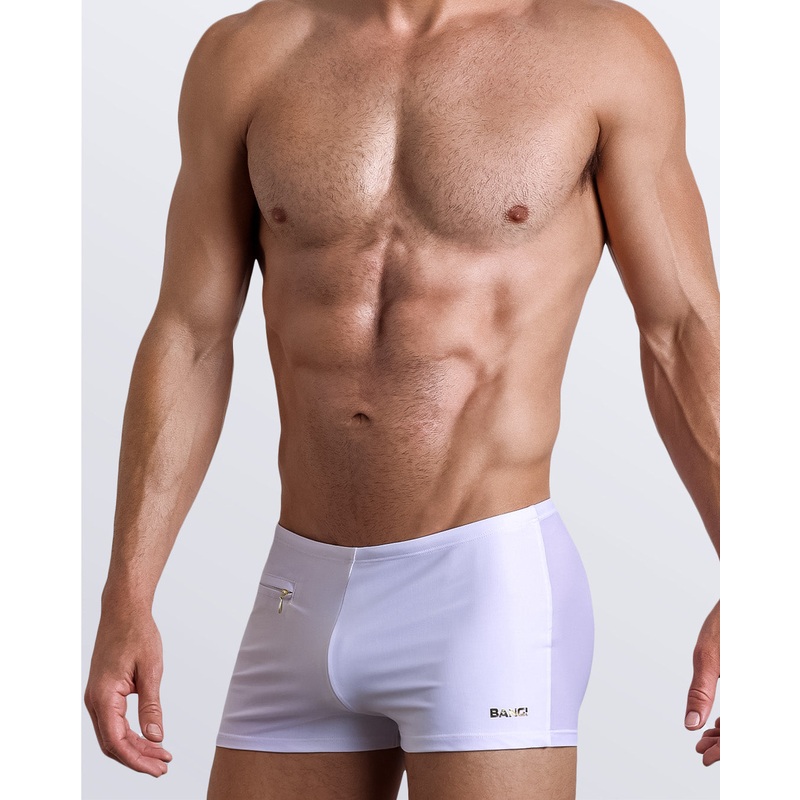 WHITE PARTY - Swim Trunks