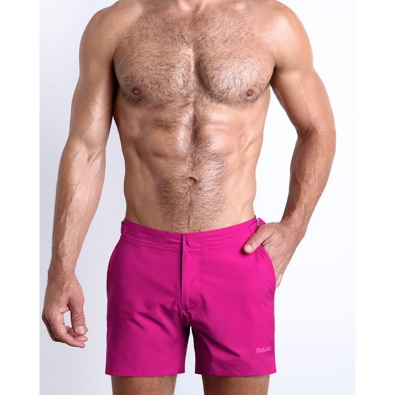 CONFESS MAGENTA - Tailored Shorts