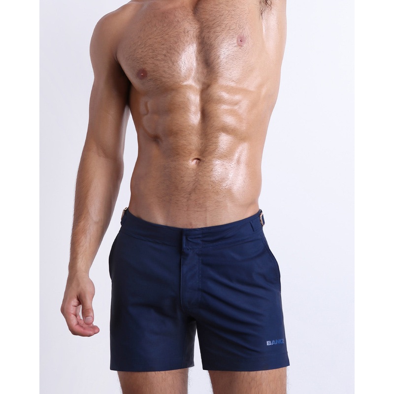 NAVY BOOMER BLUE - Tailored Shorts