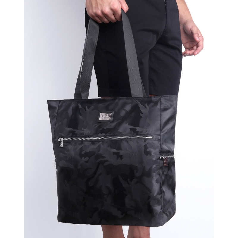 BLACK CAMO - Poolside Tote Bag Foldable/Portable | DC2