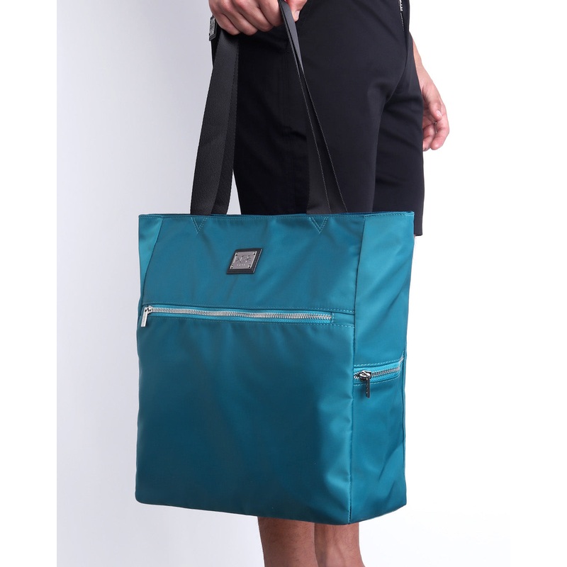 CHIC TEAL - Poolside Tote Bag Foldable/Portable | DC2