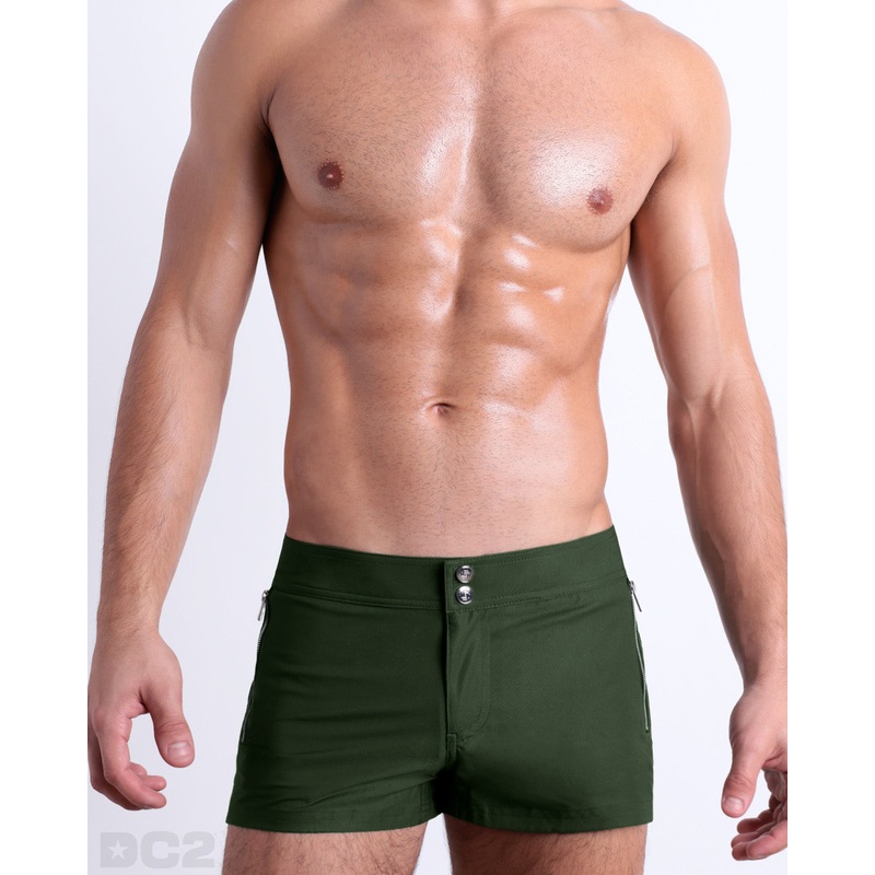 PALM GREEN - Beach Shorts | DC2