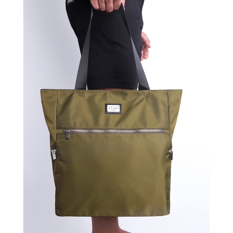 PALM GREEN - Poolside Tote Bag Foldable/Portable | DC2