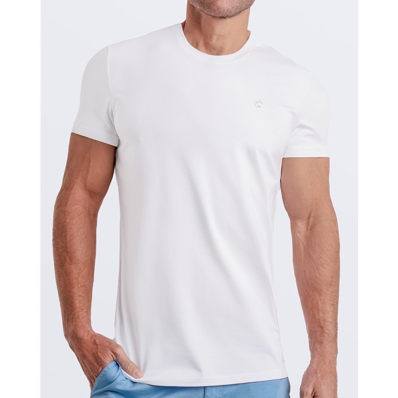 SOFT WHITE - Modal Cotton T-Shirt | DC2