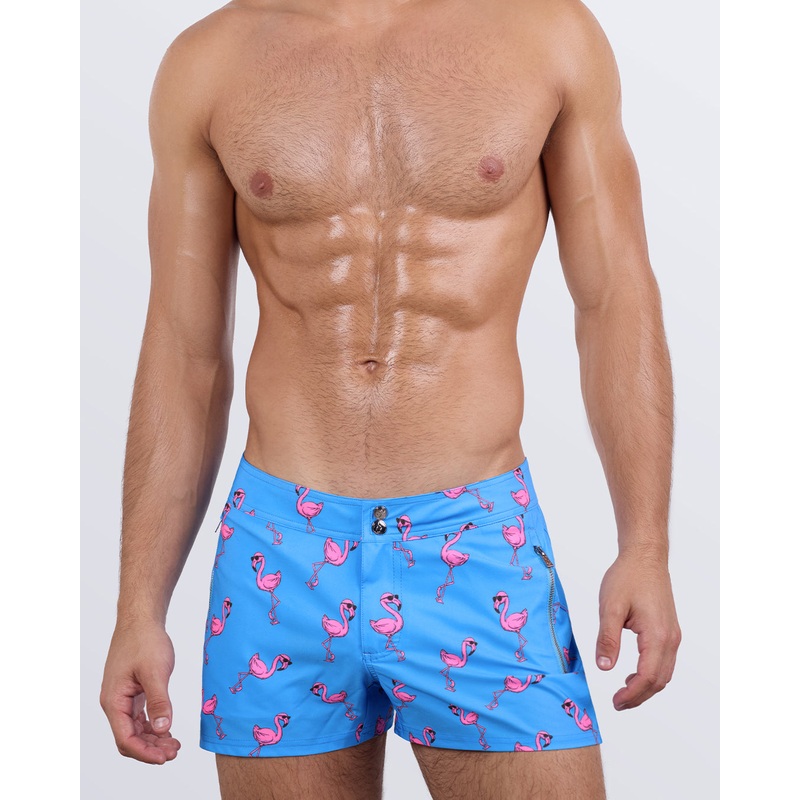 PINK FLAMINGOS - Beach Shorts | DC2