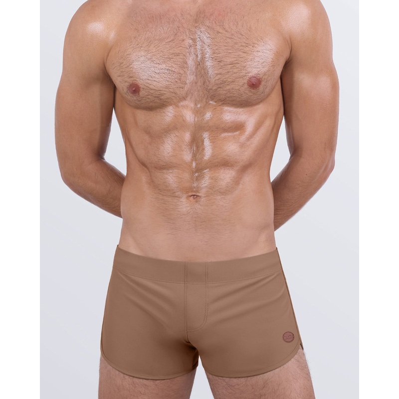 SKINNY DIP (TAN) - Swim Shorts | DC2