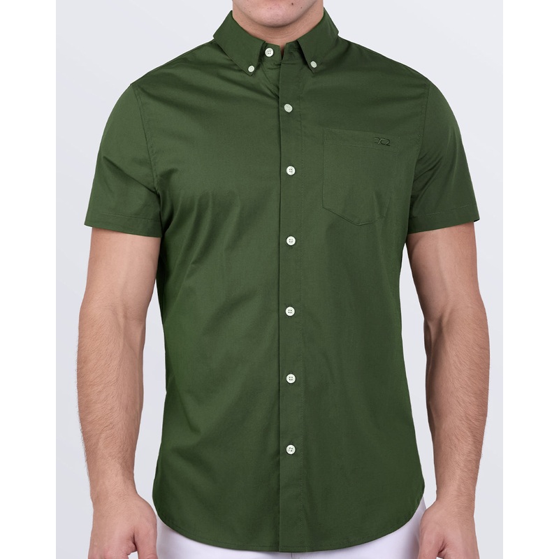 ALPHA GREEN - Cotton Shirt | DC2