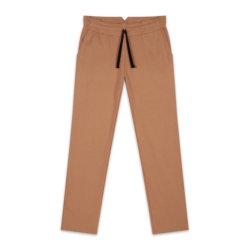 Camel Cotton jersey pants
