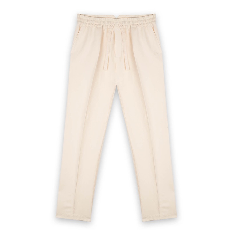 Ecru linen pants