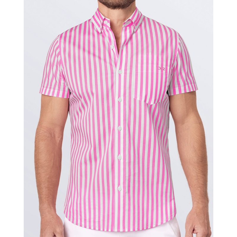 FAST LINES (CHILL PINK) - Cotton Shirt | DC2