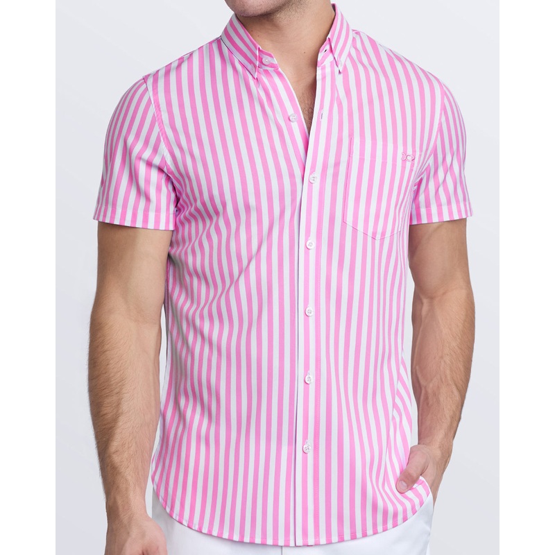 FAST LINES (CHILL PINK) - Stretch Shirt | DC2