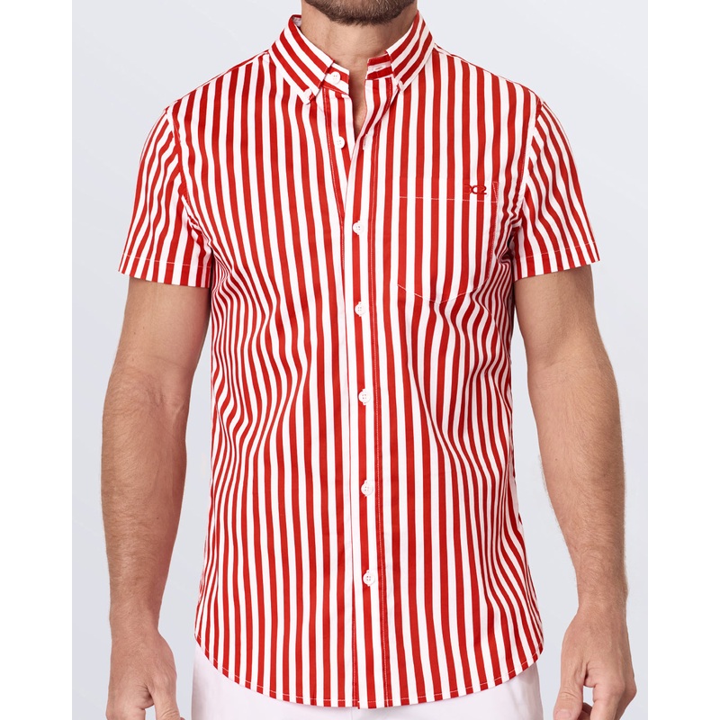 FAST LINES (RAPID RED) - Cotton Shirt | DC2