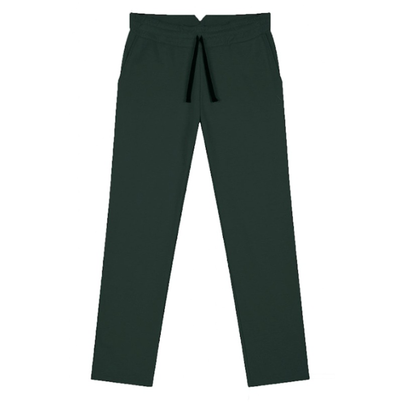 Green Cotton jersey pants