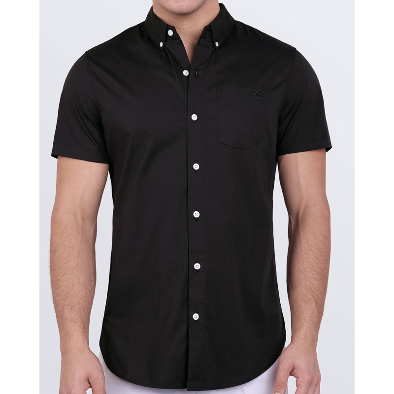 JET BLACK - Cotton Shirt | DC2
