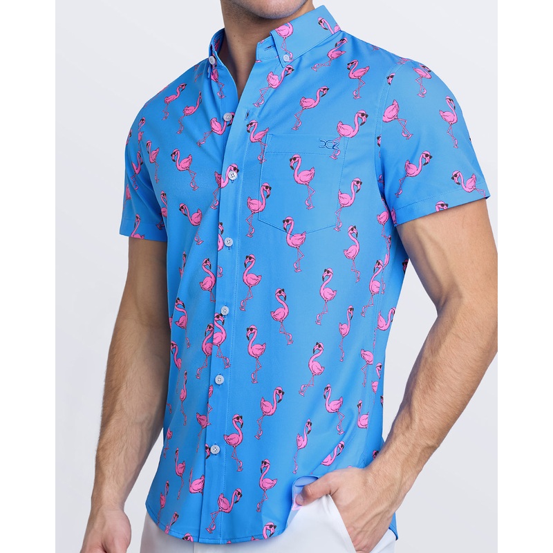PINK FLAMINGOS - Stretch Shirt | DC2
