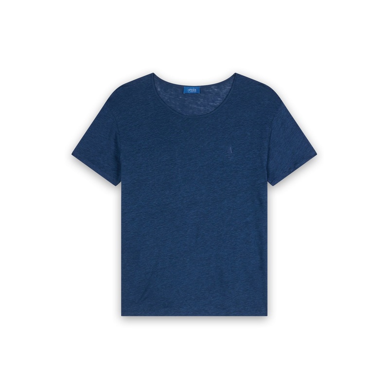 Blue linen tshirt