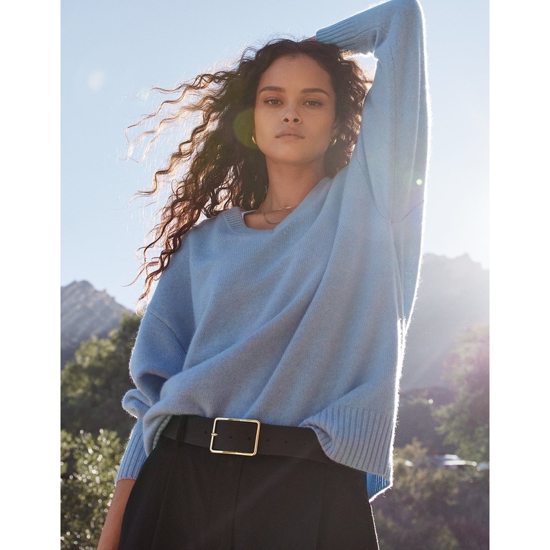 cashmere v neck pullover