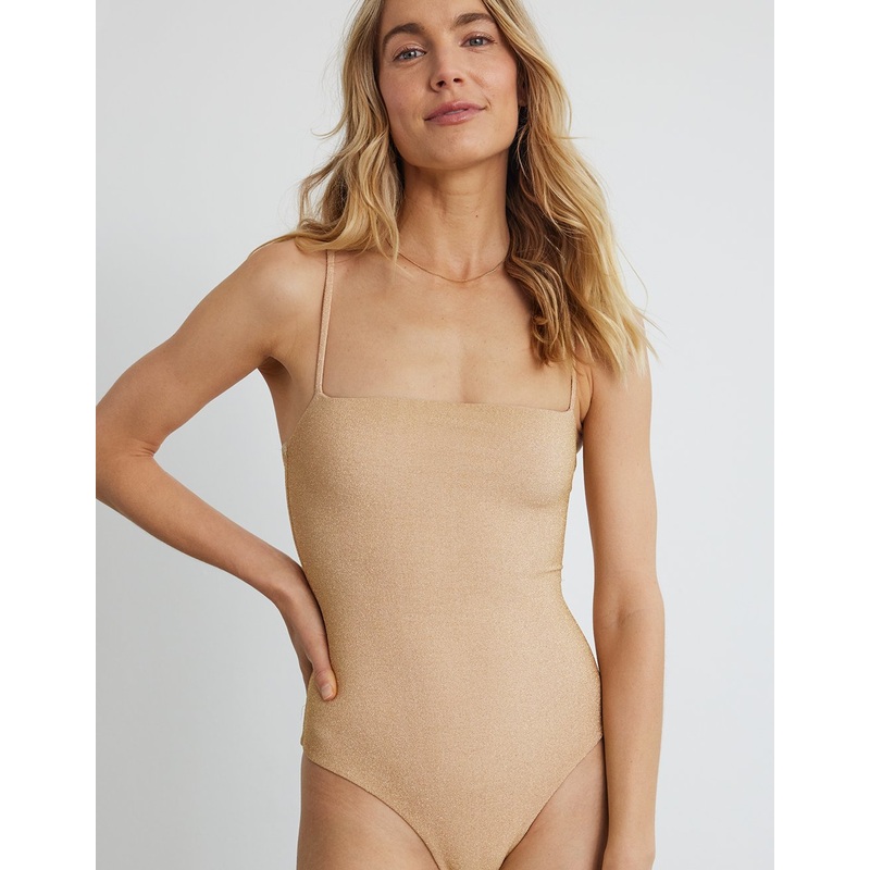 caviar shine bandeau one piece
