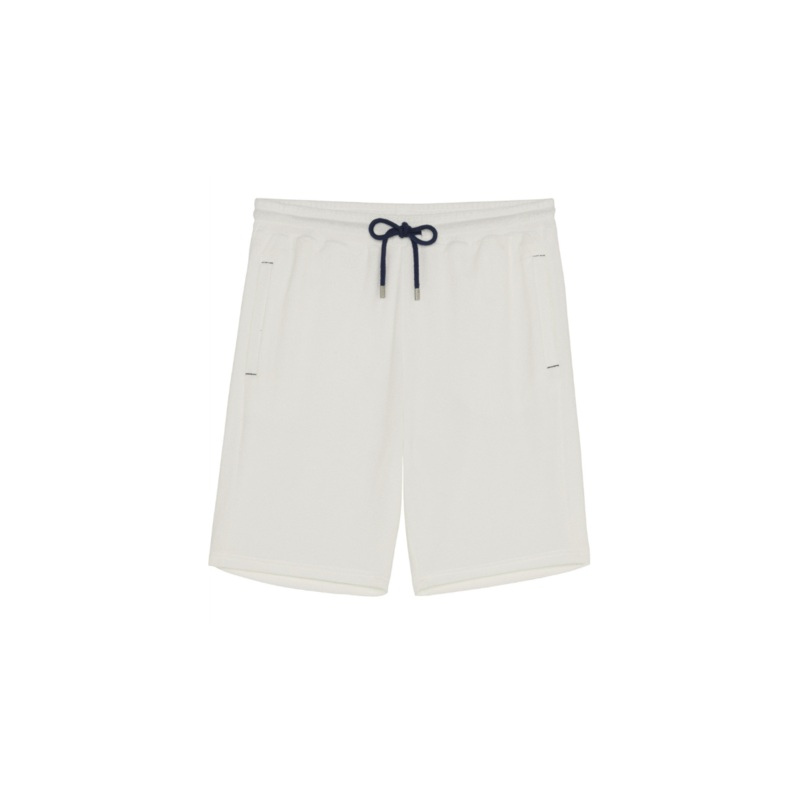 Ecru terrycloth shorts