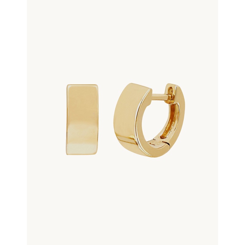 ef collection gold jumbo huggie earring