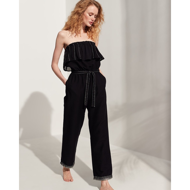 lemlem tikuri ruffle jumpsuit