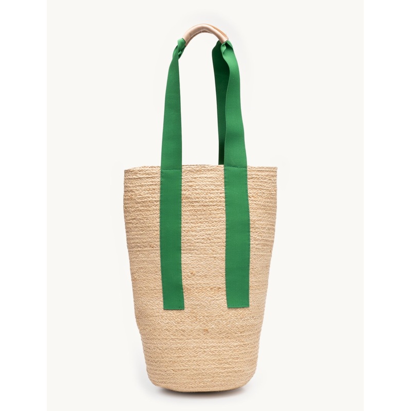 lola hats cornichon raffia tote