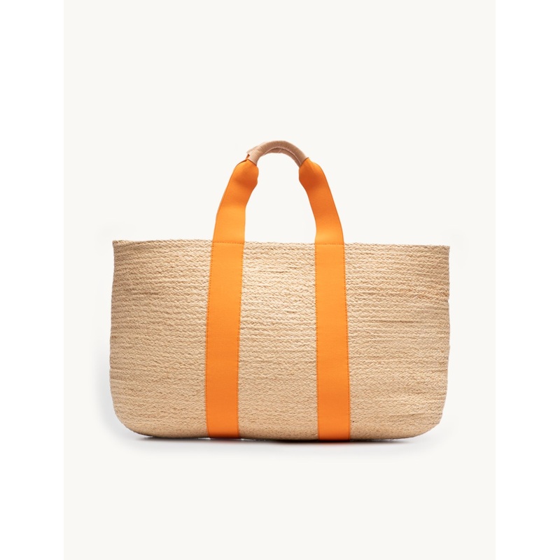 lola hats dumpling raffia tote