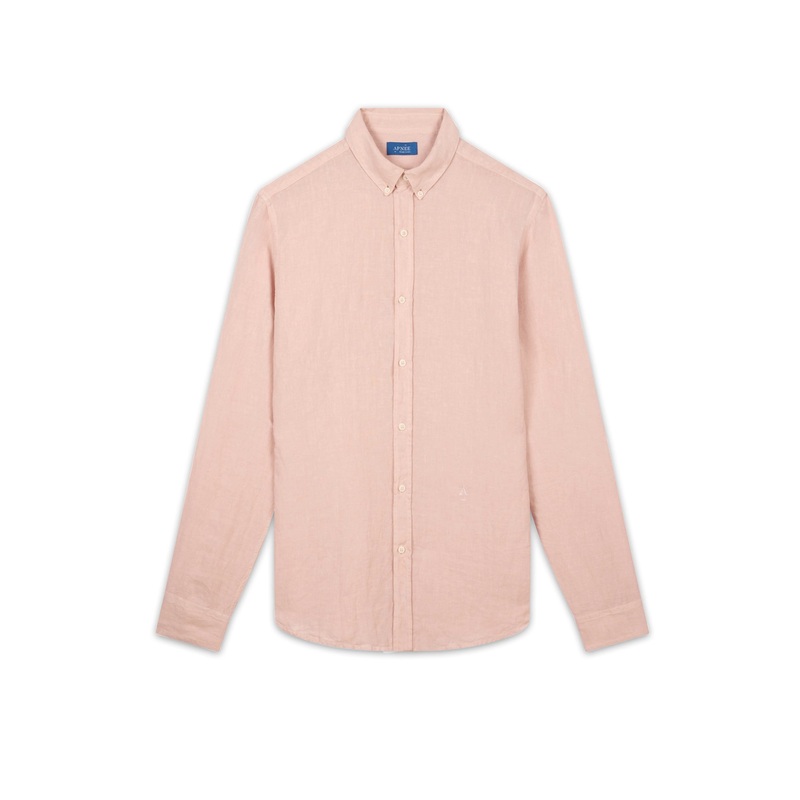 Pink linen shirt