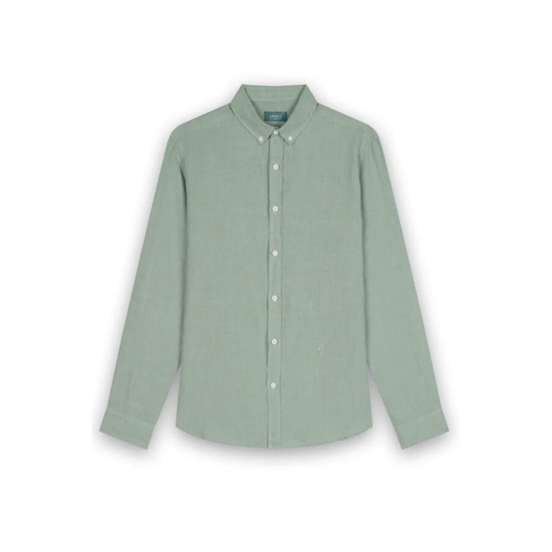 Sage linen shirt