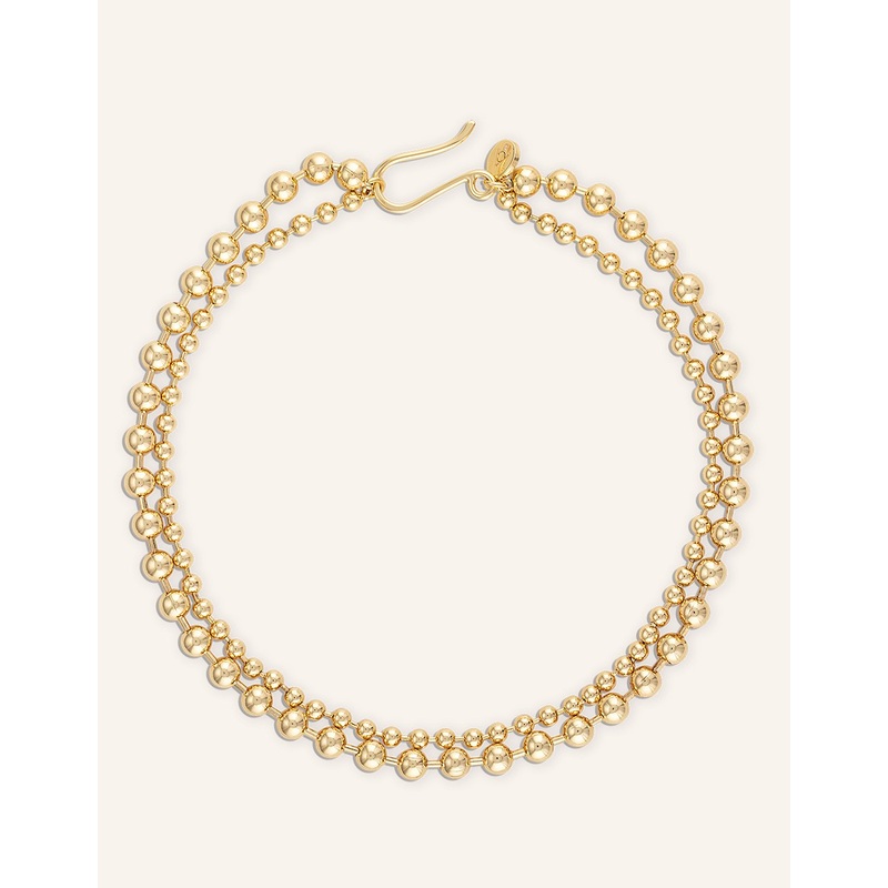alexa leigh layered ball chain necklace