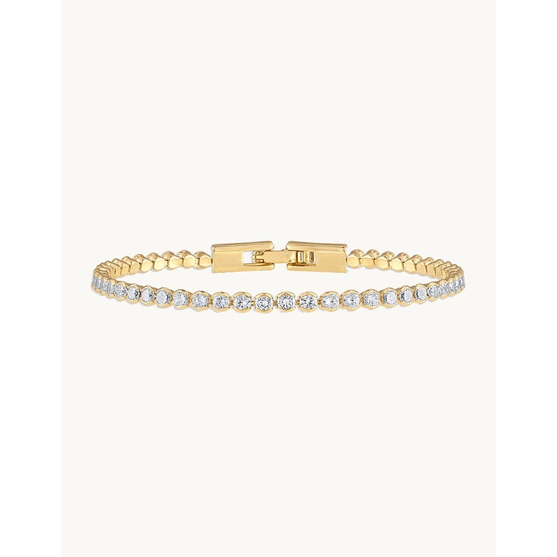 alexa leigh lenore crystal tennis bracelet