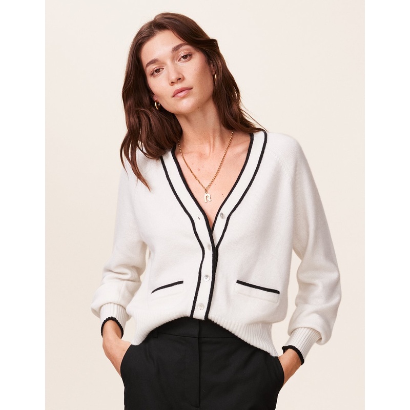 cashmere jersey cardigan