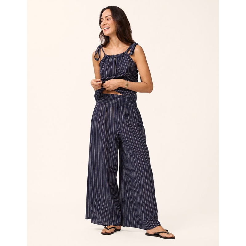 cotton shimmer beach pant