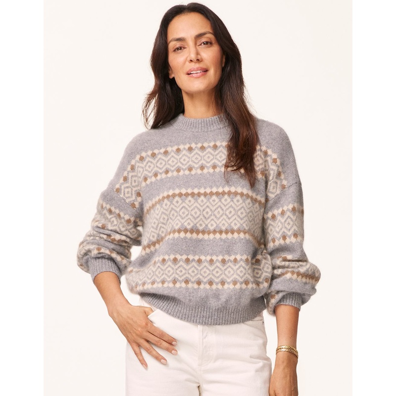 cozy fairisle sweater