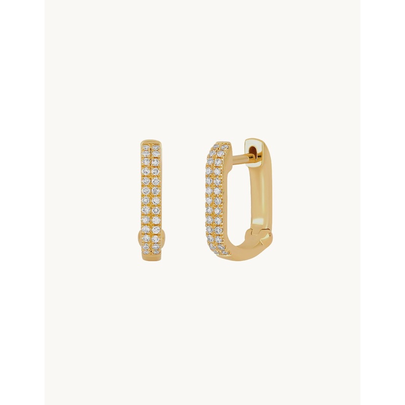 ef collection diamond lola huggie earrings