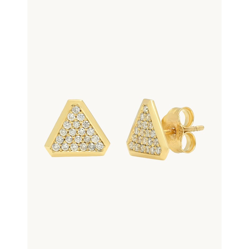 elisabeth bell benitoite stud earrings